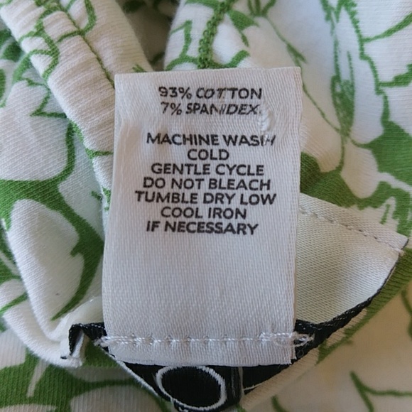 Ann Taylor Loft Floral Tiered Ruffle Empire Waist Sundress S Green White Pattern - Picture 3 of 16